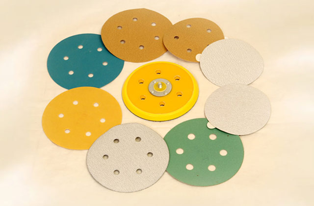 Abrasive velcro disc